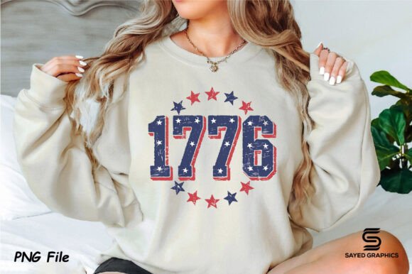 4th of July Vintage 1776 PNG Design: Your Patriotic Asset