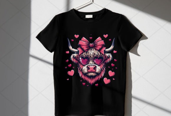 Highland Cow Print: Just a Girl Who Love Digital Design