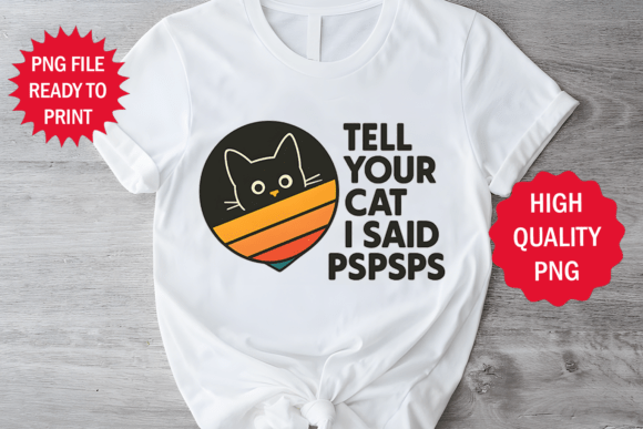 Retro Whiskers: The Timeless Appeal of Funny Cat Lover T-Shirt Art