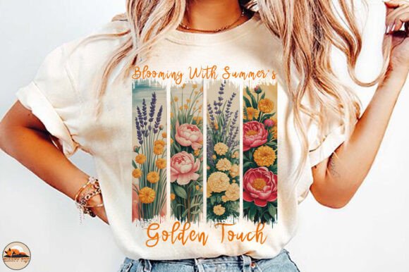Summer Boho Flower Shirt Sublimation PNG: A Designer's Go-To for Vibrant Projects