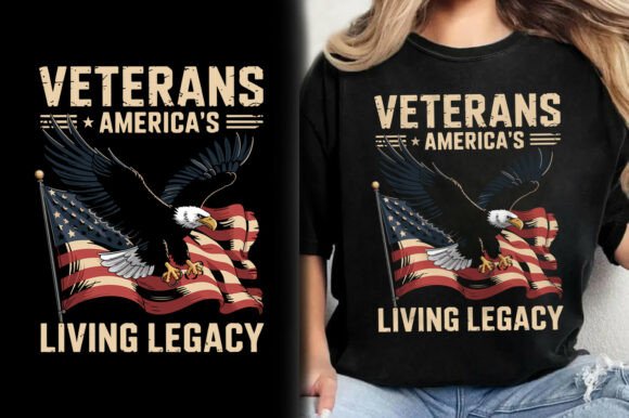 Veterans America's Living Legacy T-Shirt: A Designer's Asset